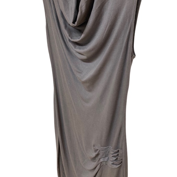 Sleek & Stretchy Max Studio Dress in Grey - Picture 5 of 5